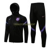 FC Barcelona Hooded Trainingsjacke 2022-23 Schwarze Für Herren